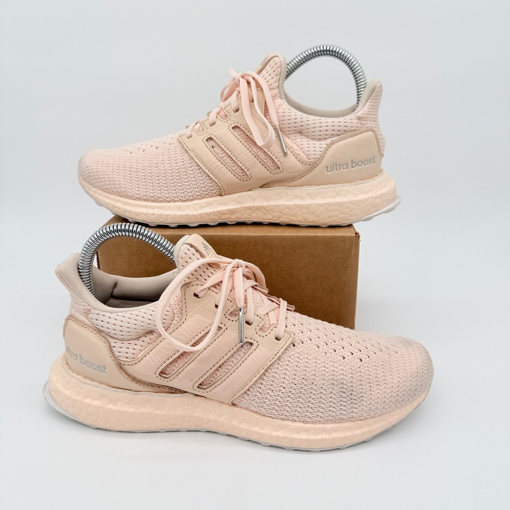 Adidas Ultraboost‎ DNA 5.0 Running Shoes Womens Size 6.5 Pink Peach GZ1541